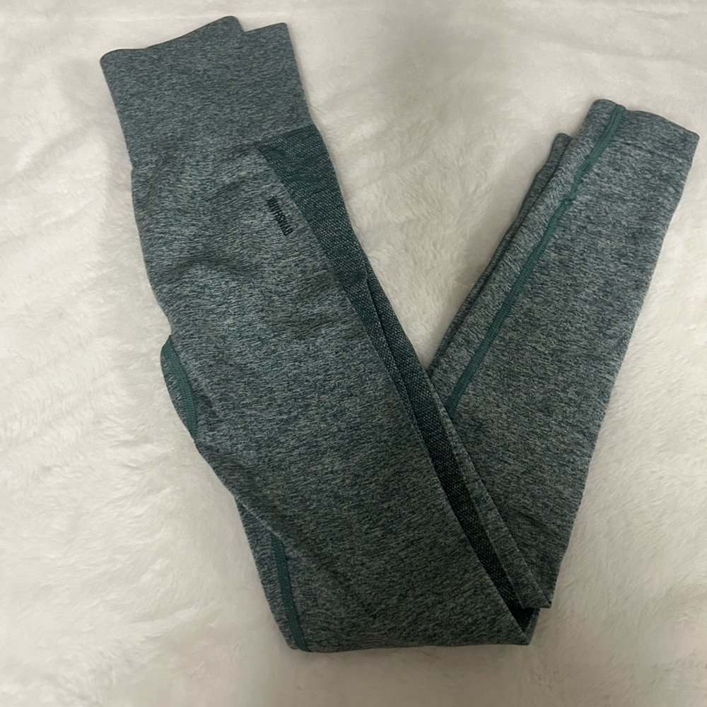 Gymshark Flex High Waisted Leggings in
Dark Green Marl